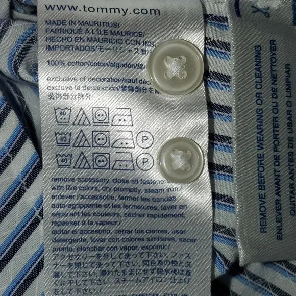 Tommy Hilfiger Causal Cotton Button Down Shirt Size XL - Picture 9 of 9